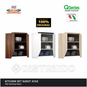 Distrindo - Kitchen Set Lemari Dapur SUDUT Atas Bawah TEBAL Kualitas Export Halus