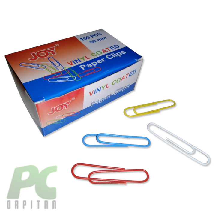 Paper Clips Vinyl Coated Big 50mm [Approximately 100 Pieces/Box]