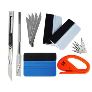 【Prompt delivery】4/7Pcs/Set Car Stickers Wrap Vinyl Tint Film Wrapping Felt Squeegee Cutter Installing Tool Kit