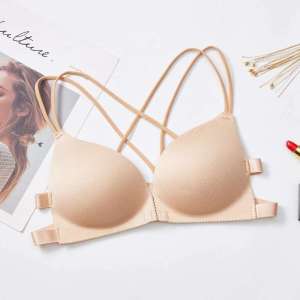 Phụ nữ áo ngực phía trước Clasp Áo ngực không đường may gợi cảm cho nữ đồ lót