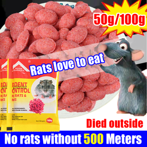 🔥20x enhancement effect🔥 big rat killer rat killer 50g/100g lure that mice like to eat mouse rat trap cage pest control rat poison mouse killer Mouse Repellent Rat Repellant for Home Safe for humans and pets