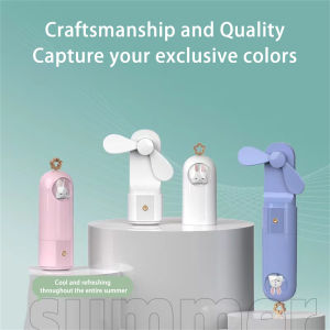 kangle Saniro พัดลมมือถือ พัดลมแบบพกพา อายุการใช้งานยาวนาน อินเตอร์เฟซแบบชาร์จไฟได้ ปรับความเร็วลม(✨จัดส่งจากประเทศไทย)