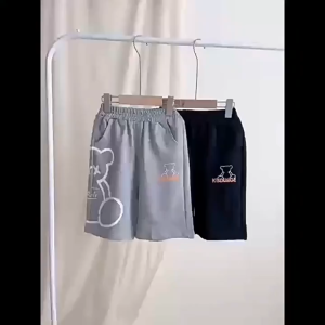 กางเกงขาสั้นเด็กชาย กางเกงขาสั้นเด็กฤดูร้อนแบบใหม่มีกระเป๋าใหญ่ กางเกงขาสั้นลำลองอเนกประสงค์