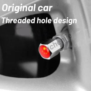 chenjie high quality 4pcs With keychain Wheel tire valve cap/tyre valve cap stem cover car accessories For BYD Atto 3 Yuan Plus