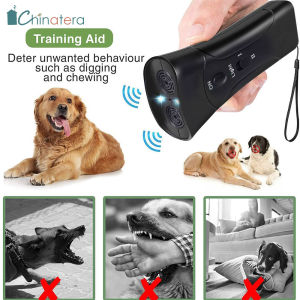 Chinatera Thiết Bị Huấn Luyện Sủa Chống Sủa Cho Chó Thú Cưng Thiết Bị Huấn Luyện Chó Siêu Âm Thiết Bị Huấn Luyện Chống Sủa Với Đèn Flash LED