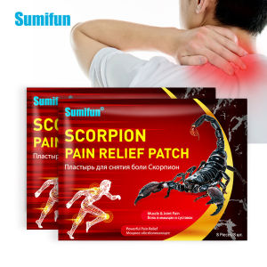 Sumifun 8 Piece / Bag   Scorpion Venom King Bone-Penetrating Patch   Neck Shoulder Waist and Leg Care Ointment External Use Patch  K06301