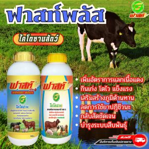 สัตว์แข็งแรง เพิ่มอัตราการแลกเนื้อ สัตว์กินเก่ง ขนสวย โตไว เร่งการสืบพันธุ์ ไคโตซานฟาสท์1ขวด+ไคโตซานฟาสท์พลัส1ขวด ใช้ได้ดีกับสัตว์ทุกชนิด