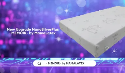 MamaLatex- 6-Inch High Density 7 zone 100% Fully Natural Latex Mattress Cool Touch Nano-SilverPlus. Made In Malaysia
