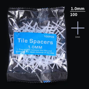 มิลลิเมตร อุปกรณ์จัดแนวกระเบื้อง100 ชิ้น/ถุง เว้นช่องยาแนว สเปเซอร์ สเปนเซอร์1.0 มม/1.5 มม./2.0 มม./2.5 มม./3.0 มม Tile Spacer