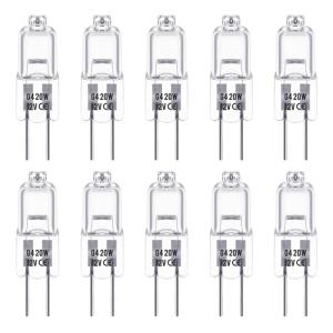 Small Microwave Oven Lighting Bulb Led Bulbs with 2-Pin 12V 20W 10W High Temp Appliance Lighting Bulb for Replacing Old