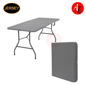 JERSEY PT-6 Gray Portable Table 6 Feet