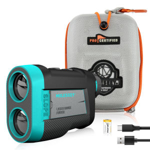 Mileseey Golf Rangefinder PF260 with Slope Pinseeker Flag-Lock with vibration Type-C charging Outdoor Range Finder for Hunting Climbing Watching 656 Yard 6X