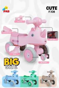 Mainan Anak Sepeda Ride On Cute F108 Musik -GowesLaju