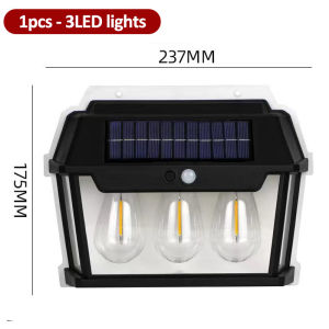 2/4/8/10PCS Solar Wall Lamp outdoor IP67 waterproof wall mounted light with solar panel automatic motion sensing sconces lights indoor and outdoor household ultra-bright led original light nordic vintage night hanging light for garden yard street lighting