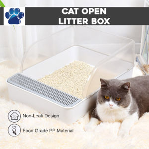 SG SELLER Cat Litter Box/Large Capacity/Sand Box/Pet/Litter/Toilet