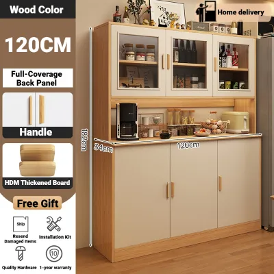 KEKEE Wall Mounted Storage Cabinet Sideboard Storage Rack Large Capacity Bookshelf Display Stand Wine Cabinet Thickened Plate Acrylic Transparent Door