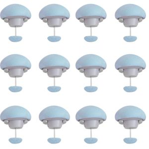 SDFBN 12Pcs กันลื่น คลิปปลอกผ้านวม เห็ดเดรส ปลอดภัยและปลอดภัย ผ้าห่มหัวเข็มขัด แข็งแรงทนทาน ใช้ซ้ำได้ ที่จับยึดแผ่นเตียง ม่านสำหรับผ้าม่าน