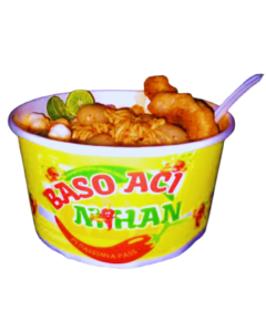baso aci mihan cabei merah pedas isi gajih tulang rangu ayam keju abon sinti banak pilihan isi