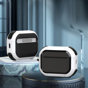 LENUO for Apple AirPods Pro 1st 2nd Gen 2022 AirPods 1st 2nd 3rd 4 Case Shockproof Protective TPU PC Casing with With Keychain Hook