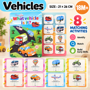 Busy Book Montessori Toy for Toddlers Reusable Preschool Learning Activity Book for Kids Age 3+ Alphabet Matching Math