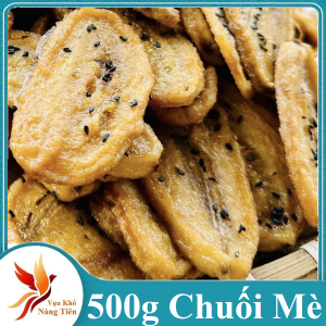 1kg Chuối Xiêm Phủ Mè Tự Nhiên Giàu Chất Dinh Dưỡng Tự Nhiên Siêu Tốt Cho Sức Khoẻ - VỰA KHÔ NÀNG TIÊN