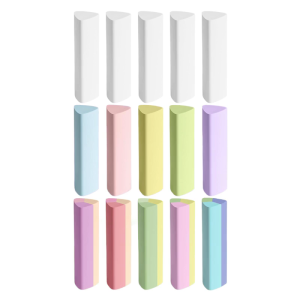 5 Pcs/Set Triangles Eraser Soft Rubber Eraser Aesthetic Erasers Back to School Erasers Art Painting Erasers for Painting