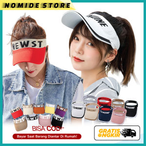 TOPI SPORT WANITA KOREA VISOR SENAM PANTAI CEWEK DEWASA BASEBALL CAP WOMAN KOREA ZM NOMIDE