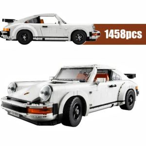 New Technical Retro 911 Turbo&Targa Car Model Building Blocks 1458PCS Retro Roadster Toy Adult Boy Assembled Model Christmas Gift