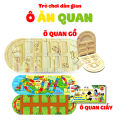 Ô Ăn Quan, Cờ Ô Quan, Trò Chơi Dân Gian Ô Quan Bằng Gỗ Đồ Chơi Board Game Phát Triển Tư Duy Chiến Thuật Cho Trẻ Em. 