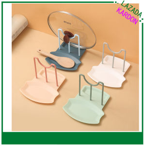 Kitchen frying pan cover bracket spoon fork spatula shelf finishing plastic anti-skid spoon mat kitchen utensils.