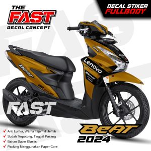 Stiker Dekal BeAT 2024 Fullbody LENOVO  TERBARU Decal Beat Street 2024 Fullbody Striping BeAT Street New 2024 STIKER NEW BEAT STREET 2024 NEW BEAT LENOVO