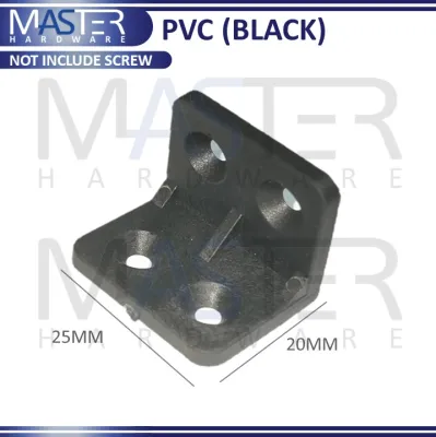 [Stainless Steel/PVC/Metal] L Bracket 90 Degree Right Angle Shelf Support Bracket Furniture Corner Support