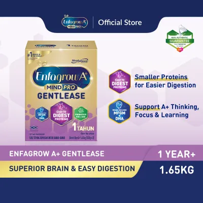 Enfagrow A+ Gentlease (1Y+) Original Milk Formula Powder (1.65kg ) [Easy Digestion]