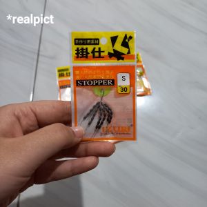 Starsfishing IZURI Stopper mancing Kuning Hitam 1 untir isi 30 butir