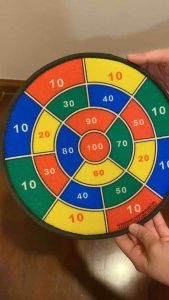 กระดานปาเป้าพร้อมลูกดอก กระดานปาเป้าแขวนได้พร้อมลูกดอก no.m-361