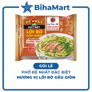 [GÓI LẺ] - ACECOOK - Đệ Nhất phở đặc biệt lõi bò gầu giòn (không thịt) phở bò Đệ Nhất lõi bò gàu giòn ăn liền (67g/gói)