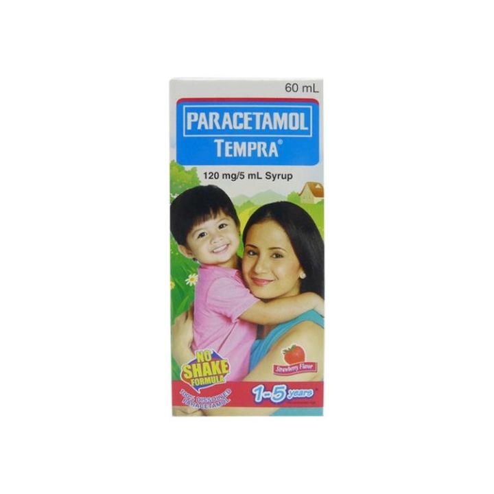 Tempra 1 - 5 years old Flavor 120 mg / ml 60 Syrup | Lazada