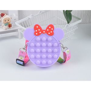 Túi Pop It Cho Bé Gái Giá Rẻ Đeo Chéo Giảm Căng Thẳng Bóp Bong Bóng Hình Chuột Micky Nhiều Màu Dễ Thương - PUPU HOUSE