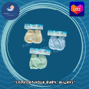 Sarung Tangan Kaos Kaki Bayi Katun FIYELI Motif dan Polos