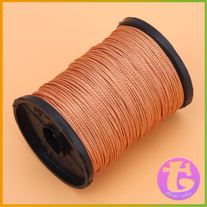 Thai Dee ด้ายโพลีเอสเตอร์ สําหรับซ่อมแซมรองเท้าหนัง DIY กว้าง 0.6 มม เหนียวทน nylon thread