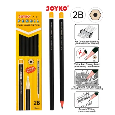 Pencil Pensil Joyko P-91 2B 1 BOX 12 PCS