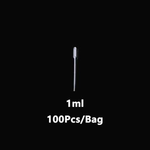 1/2/3/5/10ml Disposable Pastic Pipette Liquid Dropper For Laboratory Graduated Pipette 100PCS