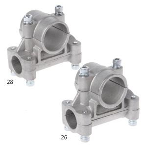 1Pc 26/28mm Handle Bracket Clamp For Grass Trimmer Brush Lawn Mower Part