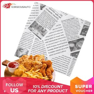 500Pcs Deli Wrap Wax Paper Sheet 25x25cm Basket Liners Food Picnic Paper Sheets for Sandwich Burger Greaseproof Food