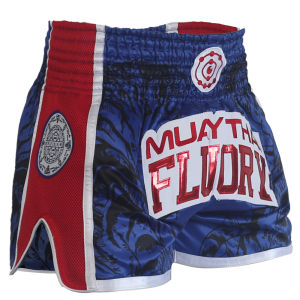 FLUORY Muay Thai Shorts Free  Combat Mixed Martial Arts Boxing Training Match Pants Men and Women