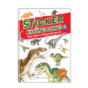 Sách - Sticker Khủng Long: Phát Triển Trí Thông Minh Cho Trẻ 2