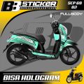 Decal Scoopy BISA HOLOGRAM Full Body Full Blok Dekal Sticker Scoopy FI 2013 2014 2015 2016 Scp 69. 