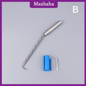 Mazhaha Construction Hook Thread Rebar Tie Wire Twister with Hook Stainless Steel Flexible Rotation Hand Binding Steel Bars Hand Tool