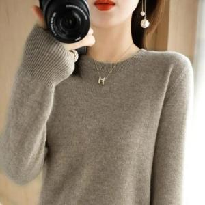 2026 Women Sweater Spring Autumn Long Sleeve O-neck Pullovers Warm Bottoming Shirts Korean Fashion Sweater Knitwear Soft Jumpers2026