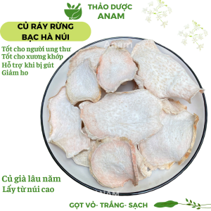 Củ ráy khô Củ Bạc Hà Núi khô 1kg gọt vỏ trắng thơm sạch không vụn củ Già Lấy Từ Núi Đá Vôi Cao Dã Vũ củ ráy núi CR Thảo Dược Anam